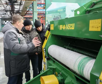 Делегация Омской области посетили «Бобруйскагромаш»