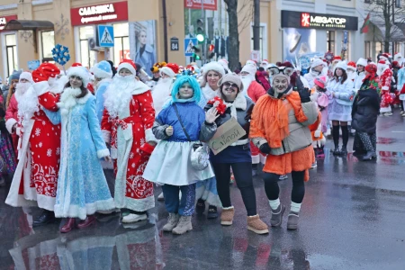 Новогоднее сказочное шествие по улицам Бобруйска. Фоторепортаж BOBR.BY