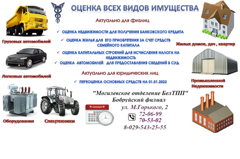 Независимая оценка имущества всех форм собственности