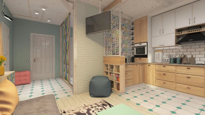 Что нужно учесть при перепланировке студии в однокомнатную квартиру