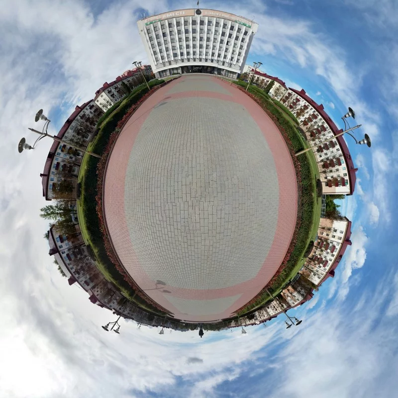 Площадь Ленина. Городской исполнительный комитет. Бобруйск.