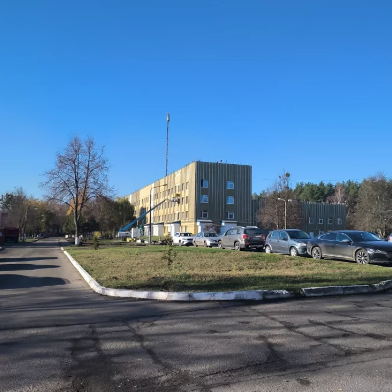 Утепление фасада инфекционного корпуса № 2 УЗ \