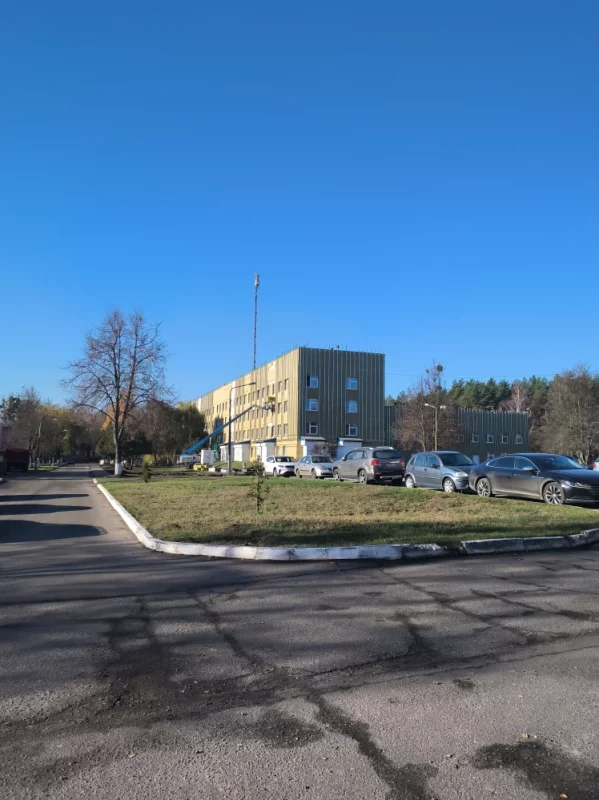 Утепление фасада инфекционного корпуса № 2 УЗ "БЦБ".