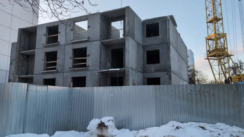 Будущая многоэтажка вазле Туриста