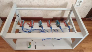 Корпуса майнинг ригов с райзерами