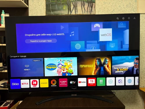 Телевизор LG 65QNED756RA 4K Smart TV, Wi-Fi