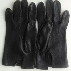 Перчатки без подкладки, натуральная кожа