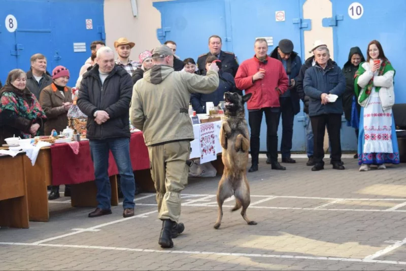 В Бобруйском отделе охраны отпраздновали масленицу