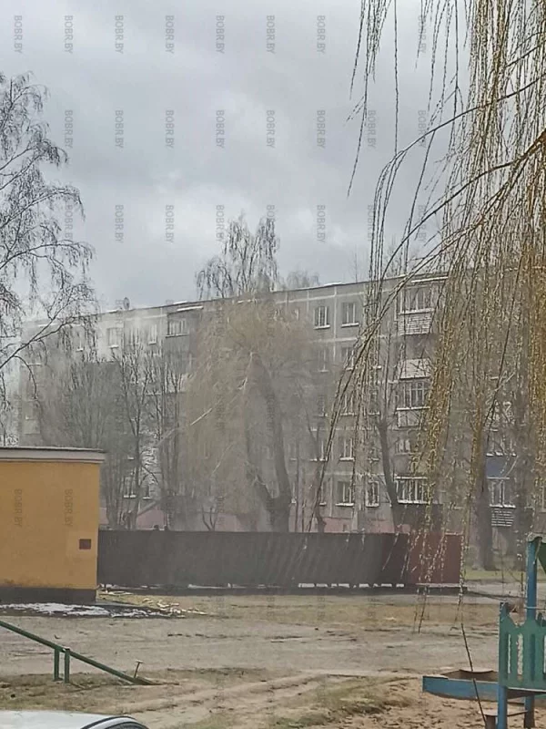 Пожар на первом этаже дома