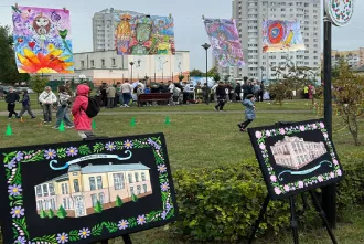 В Молодёжном парке Бобруйска прошёл детский праздник «В нашем доме рады всем!»