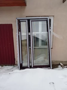 Дверь алюминиевая (не ПВХ)
