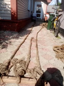 Верёвка диаметр 35 мм. Натуральная бечевка. Цена договорная