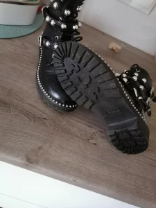 Полусапожки кожаные