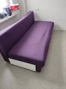 Кровать с диваном 2-хъярусная