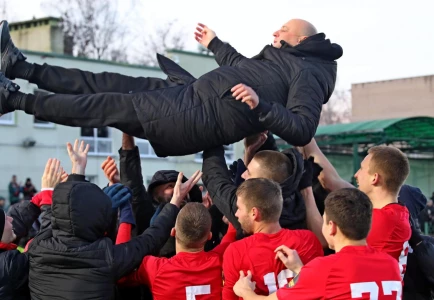 ФК «Белшина» празднует возвращение  в высшую лигу