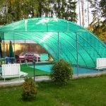 Навесы из поликарбоната: место для рекламы и не только!