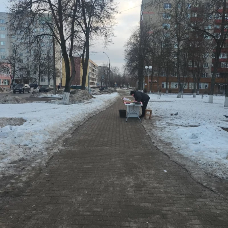 Уже вовсю продают тюльпаны