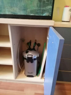 Аквариум на 240 л. с тумбой