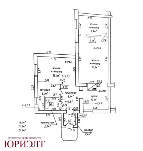 3-комнатная квартира с собственным участком, ул. Ванцетти (часть дома)