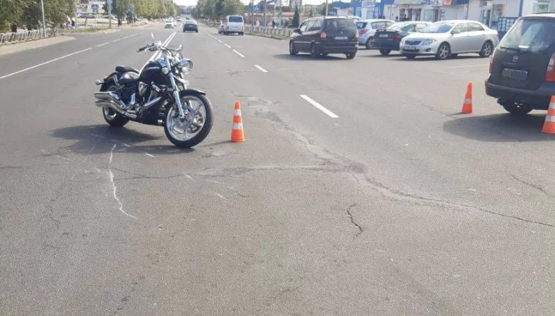 В Бобруйске произошло ДТП с мотоциклом
