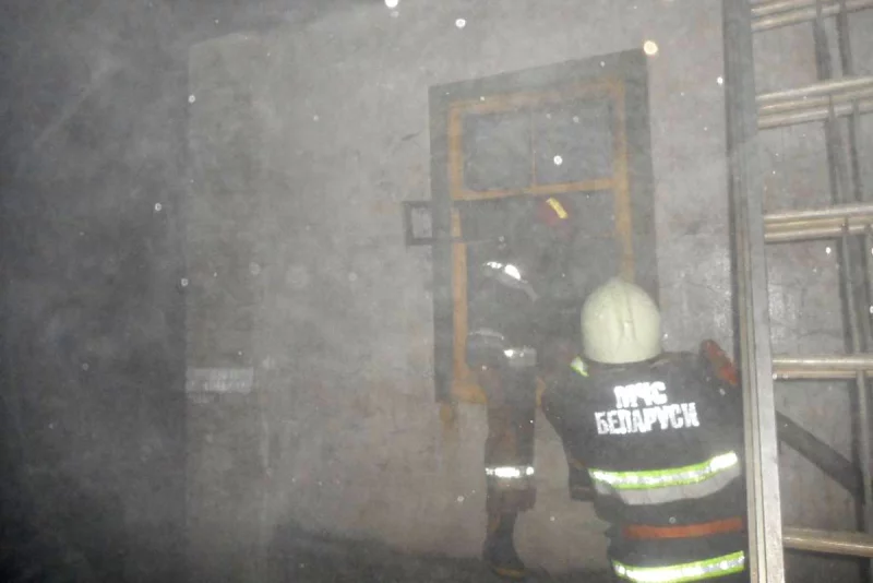 Пожар в деревне Большие Бортники