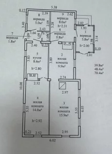 Участок с ветхим домом по ул. Новокрайняя