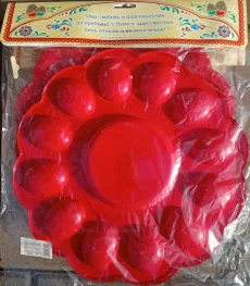 Пасхальная подставка на 12 яиц и кулич "Храм", новая, в наличии 6 штук