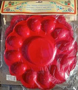 Пасхальная подставка на 12 яиц и кулич "Храм", новая, в наличии 6 штук