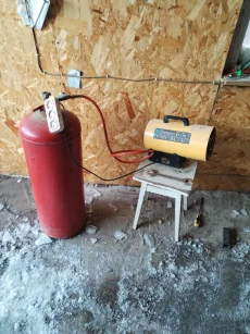 Газовая пушка 15квт с балоном 250руб