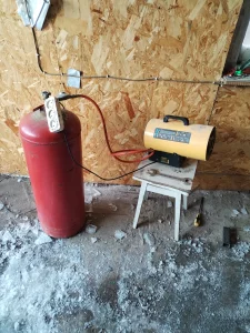 Газовая пушка 15квт с балоном 250руб