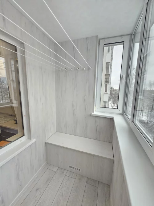 Отделка балконов и лоджий под ключ