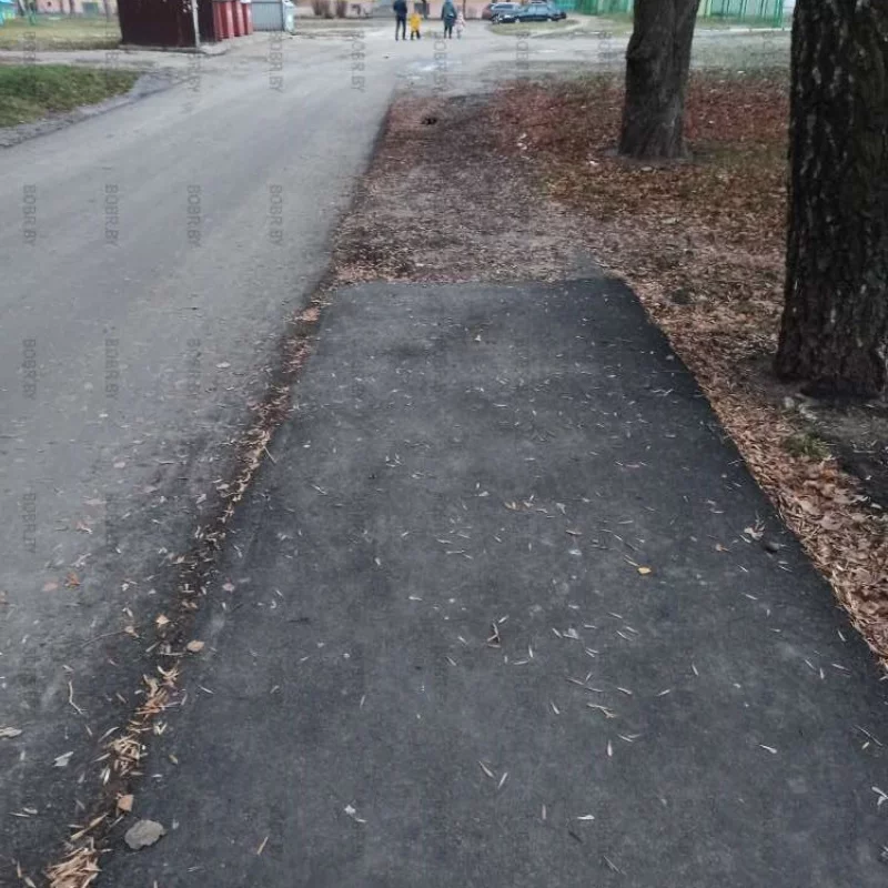 Тротуар заканчивается внезапно