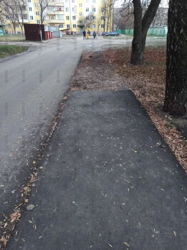 Тротуар заканчивается внезапно