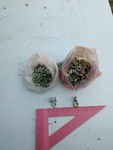 Гайки бронзовые и алюминиевые, новые