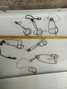 Кротоловки для дачного участка, б/у, 6 штук