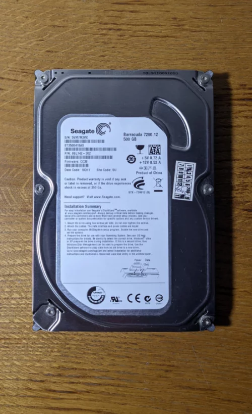 Жесткий диск HDD 500 GB для ПК