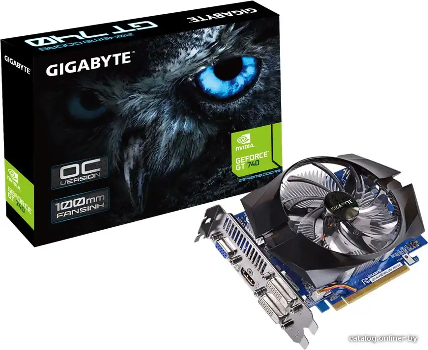 Видеокарта Gigabyte GeForce GT 740 OC 2GB GDDR5