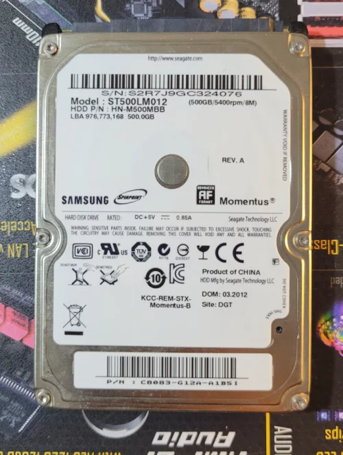 Жесткий диск 500 ГБ 2.5" SAMSUNG