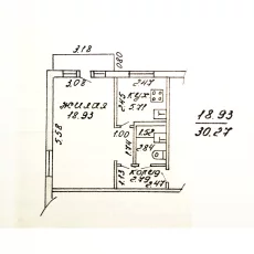 1-комн. квартира в кирпичном доме. ул. Пушкина. 16800 у.е.