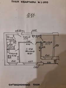 Двухкомнатная квартира по адресу Октябрьская ул, 175