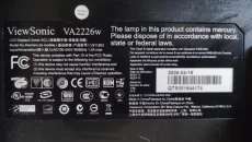 Монитор для студентов и офиса ViewSonic VA2226W-3