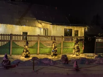 Год благоустройства в Бобруйском районе завершился ярким конкурсом на лучшее новогоднее украшение