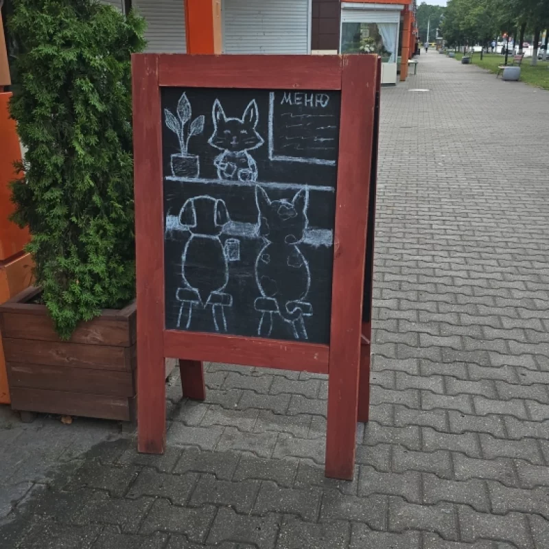 Меню для котиков