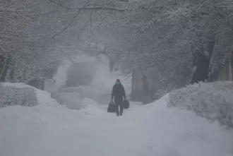 Снег и дымка. Февральская сказка в Бобруйске. Фоторепортаж BOBR.BY