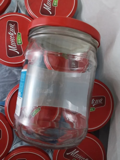 Банки с крышкой, 0,5 л, 10 шт