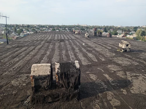 Место на крыше под установку антенны связи