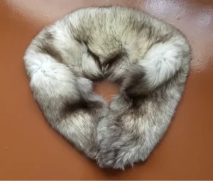 Воротник-шарф-опушка из меха песца 100 см
