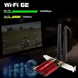 FENVI трехдиапазонная карта WiFi c с Bluetooth 5, 3