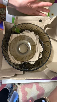 Набор посуды 44 предмета. Индонезия.