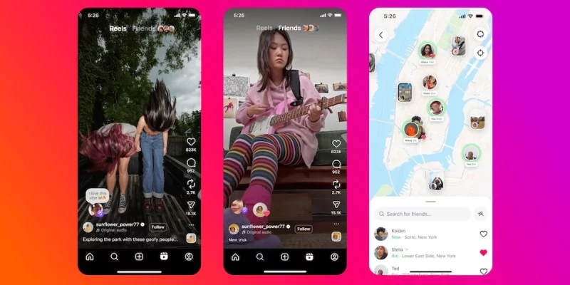В Instagram появилась функция репостов